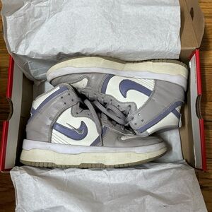 Nike Dunks High top Iron Purple Retro 7.5 Women’s